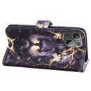 3D Painted Pattern Horizontal Flip Leather Case with Holder & Wallet & Card slot & Lanyard For iPhone 13 mini(Thunder Lion)