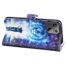 3D Painted Pattern Horizontal Flip Leather Case with Holder & Wallet & Card slot & Lanyard For iPhone 13(Lion)