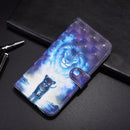 3D Painted Pattern Horizontal Flip Leather Case with Holder & Wallet & Card slot & Lanyard For iPhone 13(Lion)
