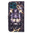 3D Painted Pattern Horizontal Flip Leather Case with Holder & Wallet & Card slot & Lanyard For iPhone 13 Pro(Thunder Lion)