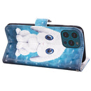 3D Painted Pattern Horizontal Flip Leather Case with Holder & Wallet & Card slot & Lanyard For iPhone 13 Pro Max(Rabbit)