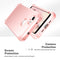 For Google Pixel 3a 3 in 1 Shockproof PC + Silicone Protective Case(Rose Gold)