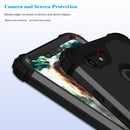 For Google Pixel 3 XL 3 in 1 Shockproof PC + Silicone Protective Case(Black)