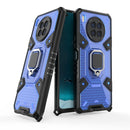 For Huawei nova 8i Space PC+TPU Shockproof Case with Ring Holder(Blue)