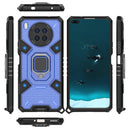 For Huawei nova 8i Space PC+TPU Shockproof Case with Ring Holder(Blue)