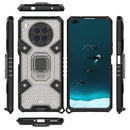 For Huawei nova 8i Space PC+TPU Shockproof Case with Ring Holder(Grey)