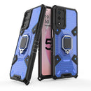 For OPPO A93s 5G/A93 5G/A74 Space PC+TPU Shockproof Case with Ring Holder(Blue)