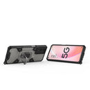 For OPPO A93s 5G/A93 5G/A74 Space PC+TPU Shockproof Case with Ring Holder(Grey)