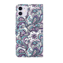 3D Painting Pattern Horizontal Flip TPU + PU Leather Case with Holder & Card Slots & Wallet For iPhone 13 mini(Swirl Pattern)