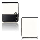 For Samsung Galaxy Z Flip3 5G Shockproof Crocodile Texture PC + PU Case(White)