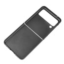 For Samsung Galaxy Z Flip3 5G Shockproof Crocodile Texture PC + PU Case(Orange)