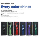 For Tecno Camon 16 Dual-color Skin Feel TPU + PC Magnetic Shockproof Case with Invisible Holder(Dark Green)