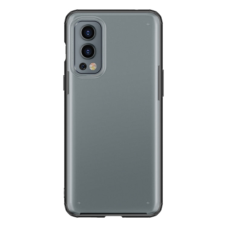 For OnePlus Nord 2 5G Four-corner Shockproof TPU + PC Protective Case(Black)