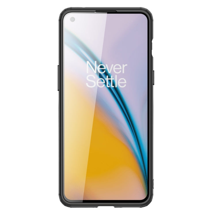 For OnePlus Nord 2 5G Four-corner Shockproof TPU + PC Protective Case(Blue)