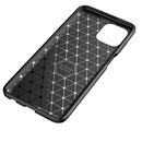 For Motorola Moto Edge 20 Lite Carbon Fiber Texture Shockproof TPU Case(Black)