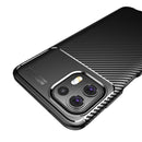 For Motorola Moto Edge 20 Lite Carbon Fiber Texture Shockproof TPU Case(Black)