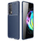 For Motorola Moto Edge 20 Carbon Fiber Texture Shockproof TPU Case(Blue)