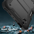 Silicone + PC Shockproof Protective Tablet Case with Holder For iPad mini 6(Black)