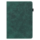 For Xiaomi Pad 5 Pro / Pad 5 Peacock Embossed Pattern TPU + PU Horizontal Flip Leather Case with Holder & Card Slots & Wallet & Sleep / Wake-up Function(Green)