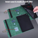 For Xiaomi Pad 5 Pro / Pad 5 Peacock Embossed Pattern TPU + PU Horizontal Flip Leather Case with Holder & Card Slots & Wallet & Sleep / Wake-up Function(Green)
