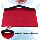 For Xiaomi Pad 5 Pro / Pad 5 Peacock Embossed Pattern TPU + PU Horizontal Flip Leather Case with Holder & Card Slots & Wallet & Sleep / Wake-up Function(Red)