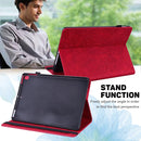 For Xiaomi Pad 5 Pro / Pad 5 Peacock Embossed Pattern TPU + PU Horizontal Flip Leather Case with Holder & Card Slots & Wallet & Sleep / Wake-up Function(Red)