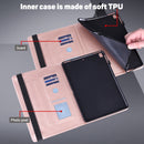 For Xiaomi Pad 5 Pro / Pad 5 Peacock Embossed Pattern TPU + PU Horizontal Flip Leather Case with Holder & Card Slots & Wallet & Sleep / Wake-up Function(Rose Gold)
