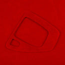 Car Suede Wrap Gear Panel Decorative Sticker for BMW 3 Series 2005-2012, Left Drive(Wine Red)