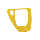 Car Suede Wrap Gear Panel Decorative Sticker for BMW 3 Series 2005-2012, Left Drive(Yellow)
