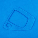 Car Suede Wrap Gear Panel Decorative Sticker for BMW 3 Series 2005-2012, Left Drive(Sky Blue)
