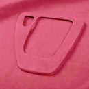 Car Suede Wrap Gear Panel Decorative Sticker for BMW 3 Series 2005-2012, Left Drive(Pink)