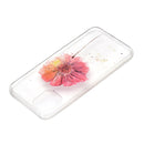 Coloured Drawing Pattern Transparent TPU Protective Case For iPhone 13 mini(Flower)