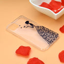 Coloured Drawing Pattern Transparent TPU Protective Case For iPhone 13 mini(Butterfly Girl)