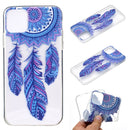 Coloured Drawing Pattern Transparent TPU Protective Case For iPhone 13 Pro Max(Windmill)