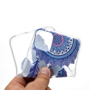 Coloured Drawing Pattern Transparent TPU Protective Case For iPhone 13 Pro Max(Windmill)