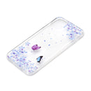 Coloured Drawing Pattern Transparent TPU Protective Case For iPhone 13 Pro Max(Flower Butterfly)