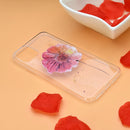 Coloured Drawing Pattern Transparent TPU Protective Case For iPhone 13 Pro Max(Flower)