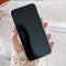 Marble Pattern Glittery Powder Shockproof TPU + Acrylic Protective Case with Detachable Buttons For iPhone 13(Light Blue)