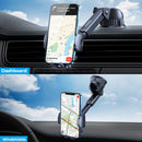 JOYROOM JR-ZS241 15W QI Mechanical Car Wireless Charger Phone Holder Dashboard Version(Black)