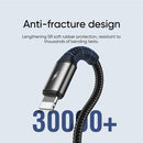 JOYROOM S-01530G9 3.5A 3 in 1 USB to Micro USB + USB-C / Type-C + 8 Pin Short Charging Cable(Black)