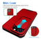 Up and Down Sliding Camera Cover Design Shockproof TPU + PC Protective Case For iPhone 13(Red)