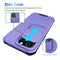 Up and Down Sliding Camera Cover Design Shockproof TPU + PC Protective Case For iPhone 13(Purple)