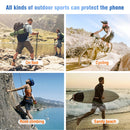 Up and Down Sliding Camera Cover Design Shockproof TPU + PC Protective Case For iPhone 13 Pro Max(Blue)