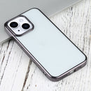 Ultra-thin Electroplating TPU Protective Case For iPhone 13(Black)