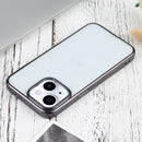 Ultra-thin Electroplating TPU Protective Case For iPhone 13(Black)