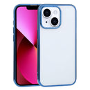 Ultra-thin Electroplating TPU Protective Case For iPhone 13(Blue)