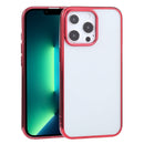 Ultra-thin Electroplating TPU Protective Case For iPhone 13 Pro Max(Red)