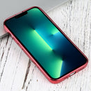 Ultra-thin Electroplating TPU Protective Case For iPhone 13 Pro Max(Red)