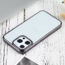 Ultra-thin Electroplating TPU Protective Case For iPhone 13 Pro Max(Black)