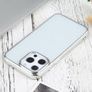 Ultra-thin Electroplating TPU Protective Case For iPhone 13 Pro Max(Silver)